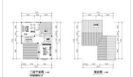 某三层砖混结构独院式别墅设计CAD节点详图