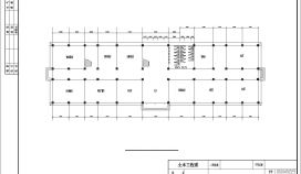 独立基础现浇屋面5层框架结构教学楼CAD节点详图