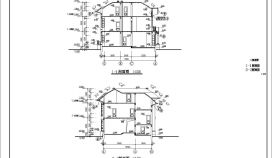 某三层框架结构别墅设计CAD建施详图