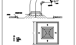 风管及水管安装设计_某风管及水管安装节点设计cad图纸