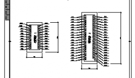 某九层写字楼空调机房与冷媒管井安装大样节点详图