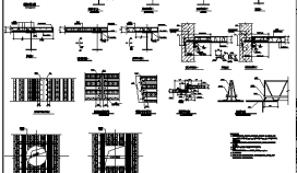 钢筋桁架楼承板构造CAD节点详图