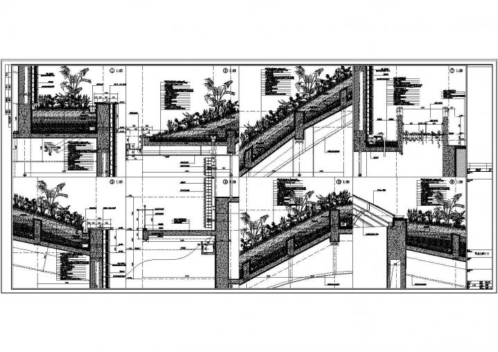 浙江甲级多层湿地博物馆建筑施工设计图纸文档（全套）