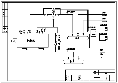 供暖系统节能调控施工CAD节点详图-图一
