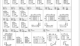 数百种门窗设计CAD节点详图