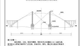 生米大桥主桥拱圈架设施工CAD节点详图