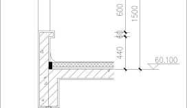 楼梯间与书房屋面设计CAD节点详图
