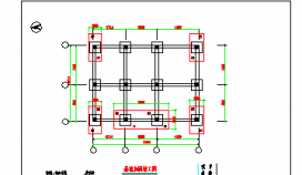钢管桩基础加固做法CAD节点详图