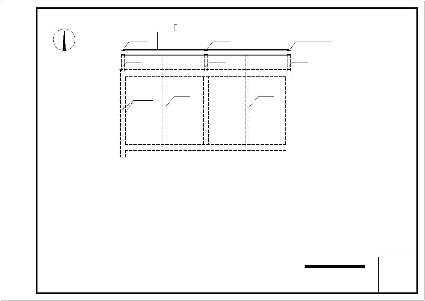 某建筑挑梁加固做法CAD节点详图-图二