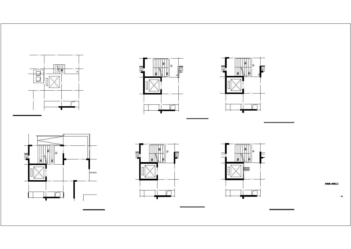 多层住宅楼建施CAD节点详图-图一