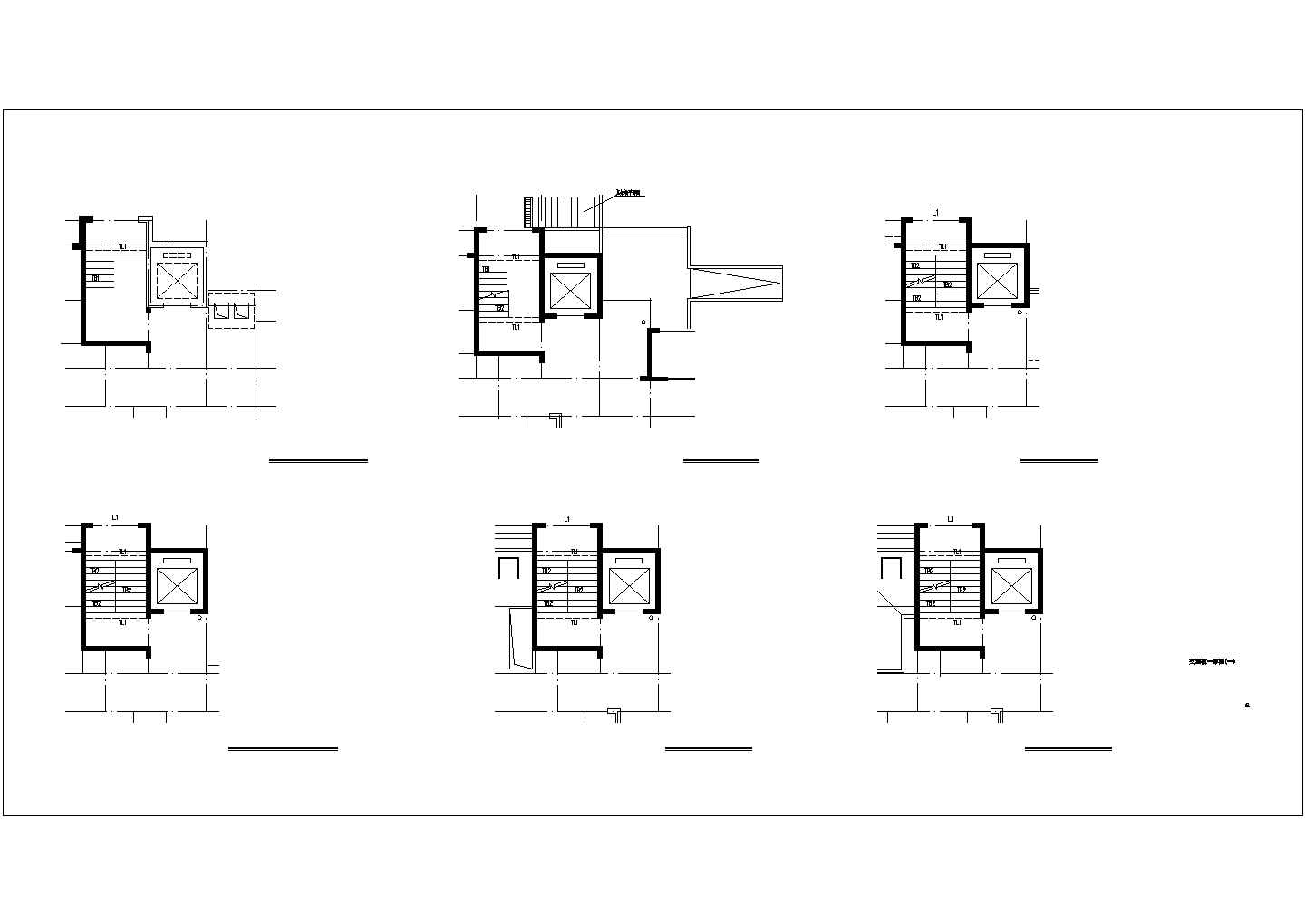 多层住宅楼建施CAD节点详图-图二