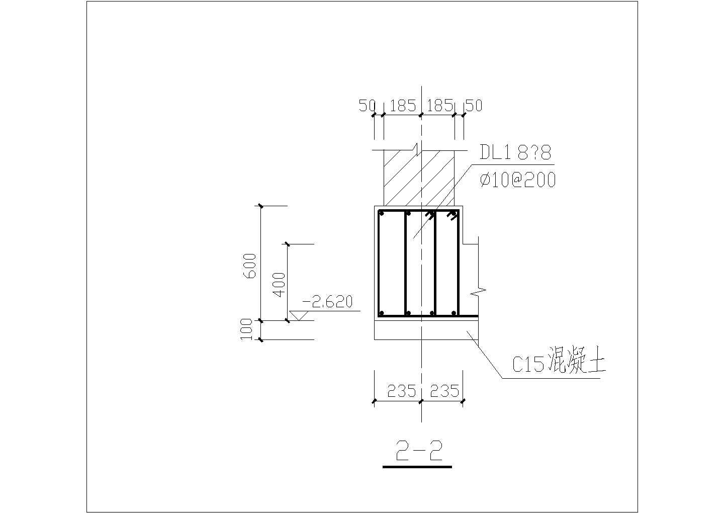 某建筑构造挑板设计CAD节点详图-图二