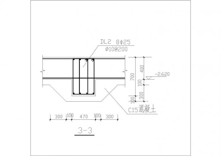 某建筑构造挑板设计CAD节点详图