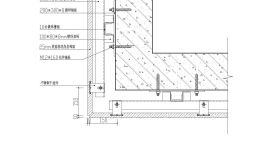 某建筑石材干挂阳角做法CAD节点详图