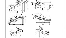某剪力墙楼梯节点结构CAD详图