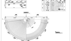 某隧道水池池顶板钢筋布置CAD节点详图
