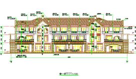 精美四层别墅建筑CAD节点详图