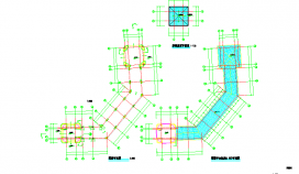 某橡树湾塔楼铺幕墙工程CAD节点详图