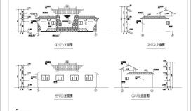 彝族某地公厕全套建筑设计CAD节点详图