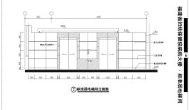 江阴某二院病房大楼标准层电梯间设计详图