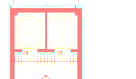 某酒店装修工程电梯CAD节点详图