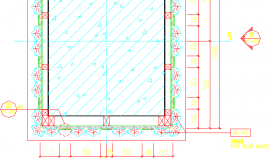 某酒店装修工程方柱CAD节点详图