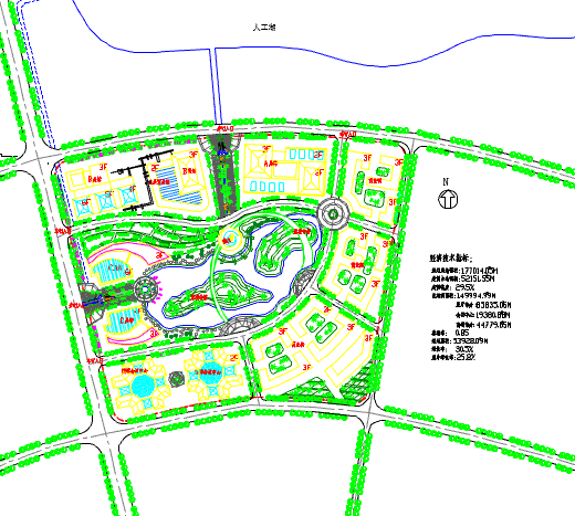 衢州市小型综合区景观设计节点详图-图一