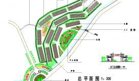 红梅公园平面布置及部分CAD节点详图