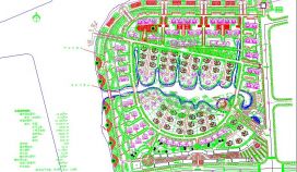 郴州市小型时尚别墅区景观设计节点详图