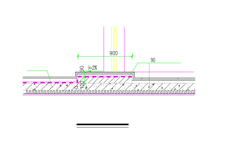 37张预制坡檐剖面及管道穿墙防水CAD节点详图合集-图二