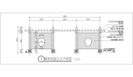 朝霞榭中式长廊园林设计节点详图