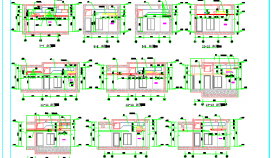 某建筑地下室综合管线布置CAD节点详图