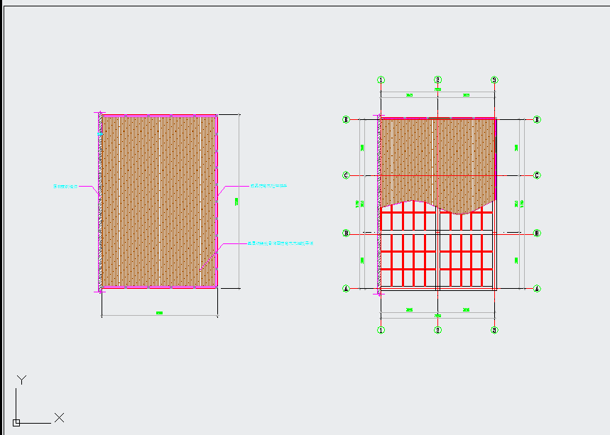 钢结构防腐木平台CAD节点详图-图一