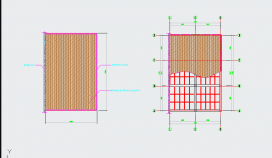 钢结构防腐木平台CAD节点详图