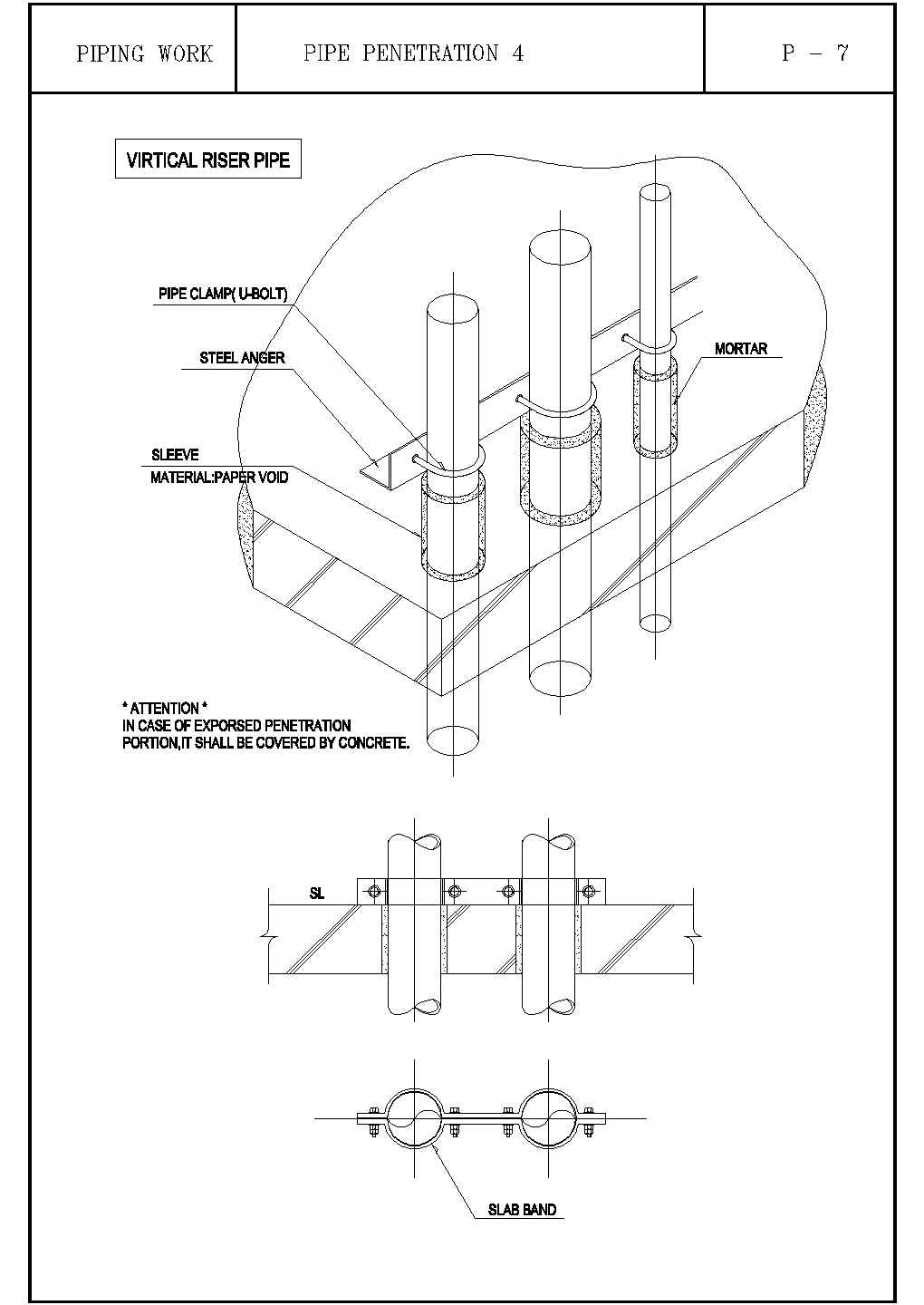 经典实用的暖通设计CAD节点详图-图一