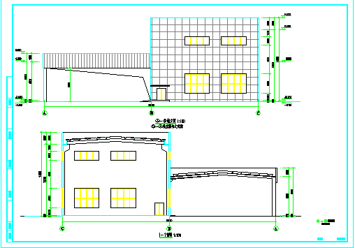 一层框架结构建筑施工节点详图-图二