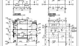 柳州市秀山花园三层半别墅建施节点详图