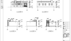 某公厕一层框架结构建筑施工节点详图