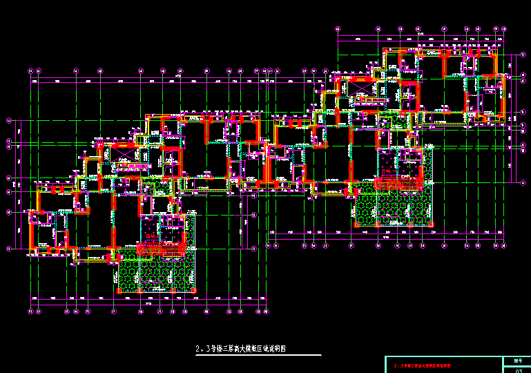 地下室柱帽区域设计CAD节点详图-图二