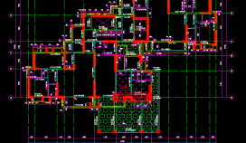 地下室柱帽区域设计CAD节点详图