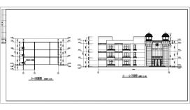音乐花园小区幼儿园建筑施工CAD节点详图