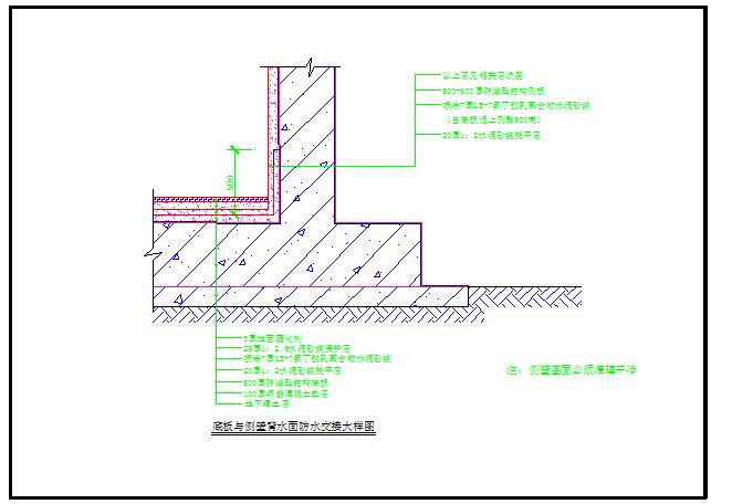 11张防水节点设计构造CAD详图-图一