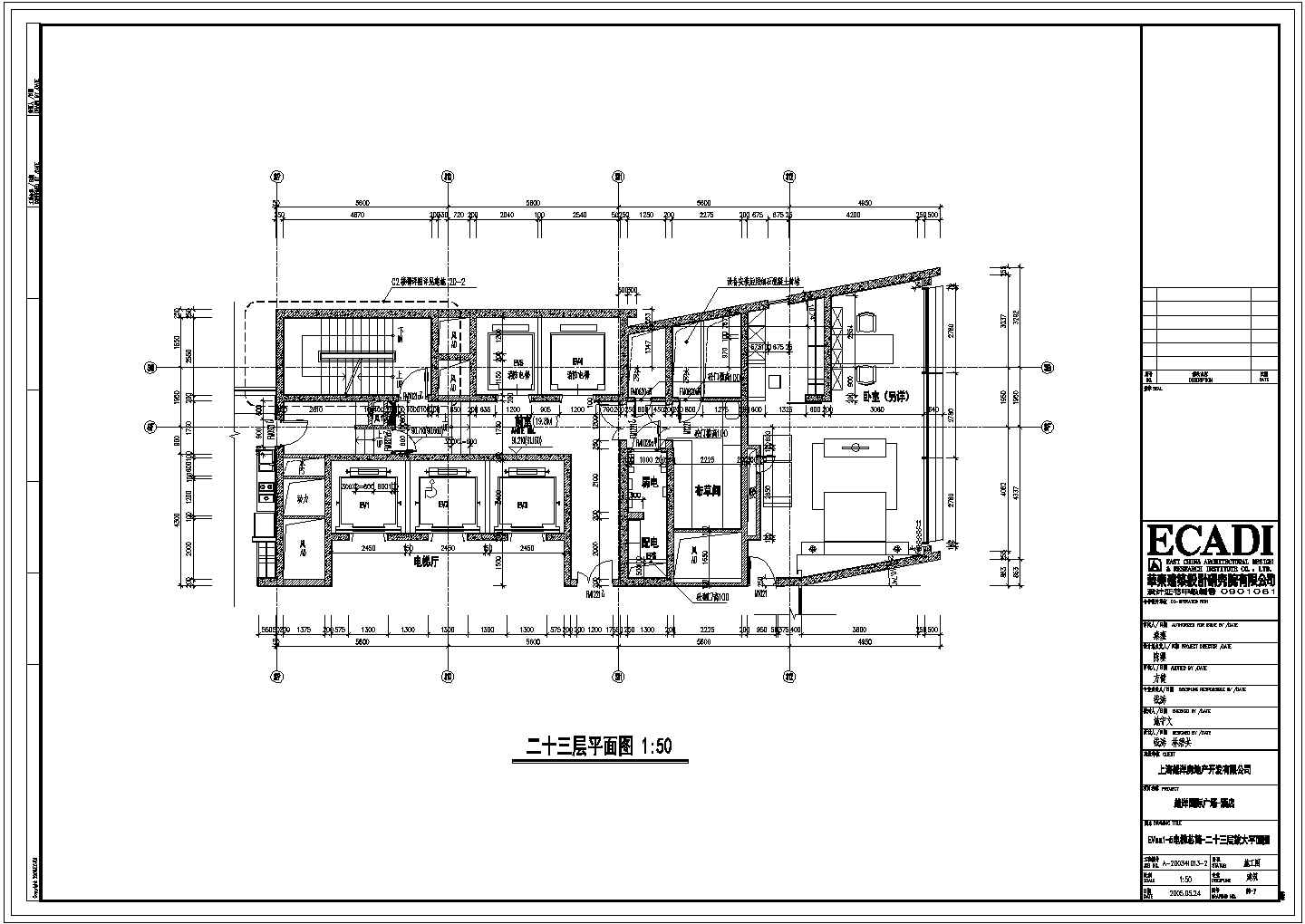 大型酒店全套建筑施工CAD节点详图-图二
