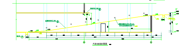 坡道建筑平面CAD节点详图-图二