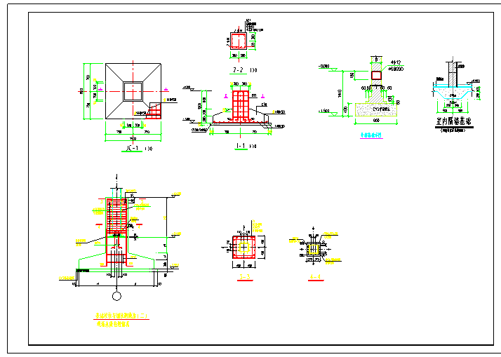钢结构构件设计CAD节点详图-图二