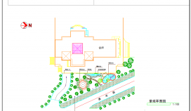 岳阳市大型三角绿地景观设计节点详图