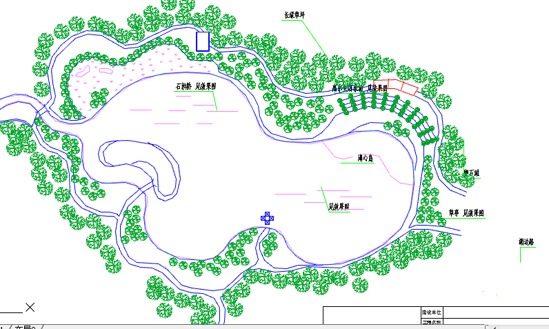 德阳市小型公园景观平面设计节点详图-图一