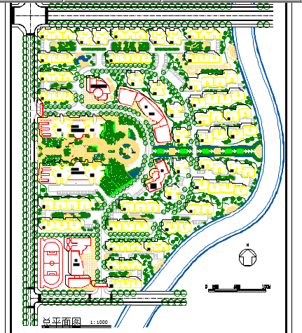 高档住宅区园林景观规划节点详图