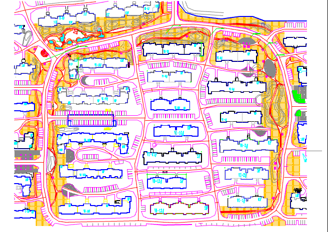 碧桐小区园林景观规划节点详图