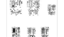 多种大门建筑设计CAD节点详图